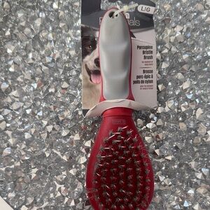 Wahl Red and Gray Porcupine Bristle Brush